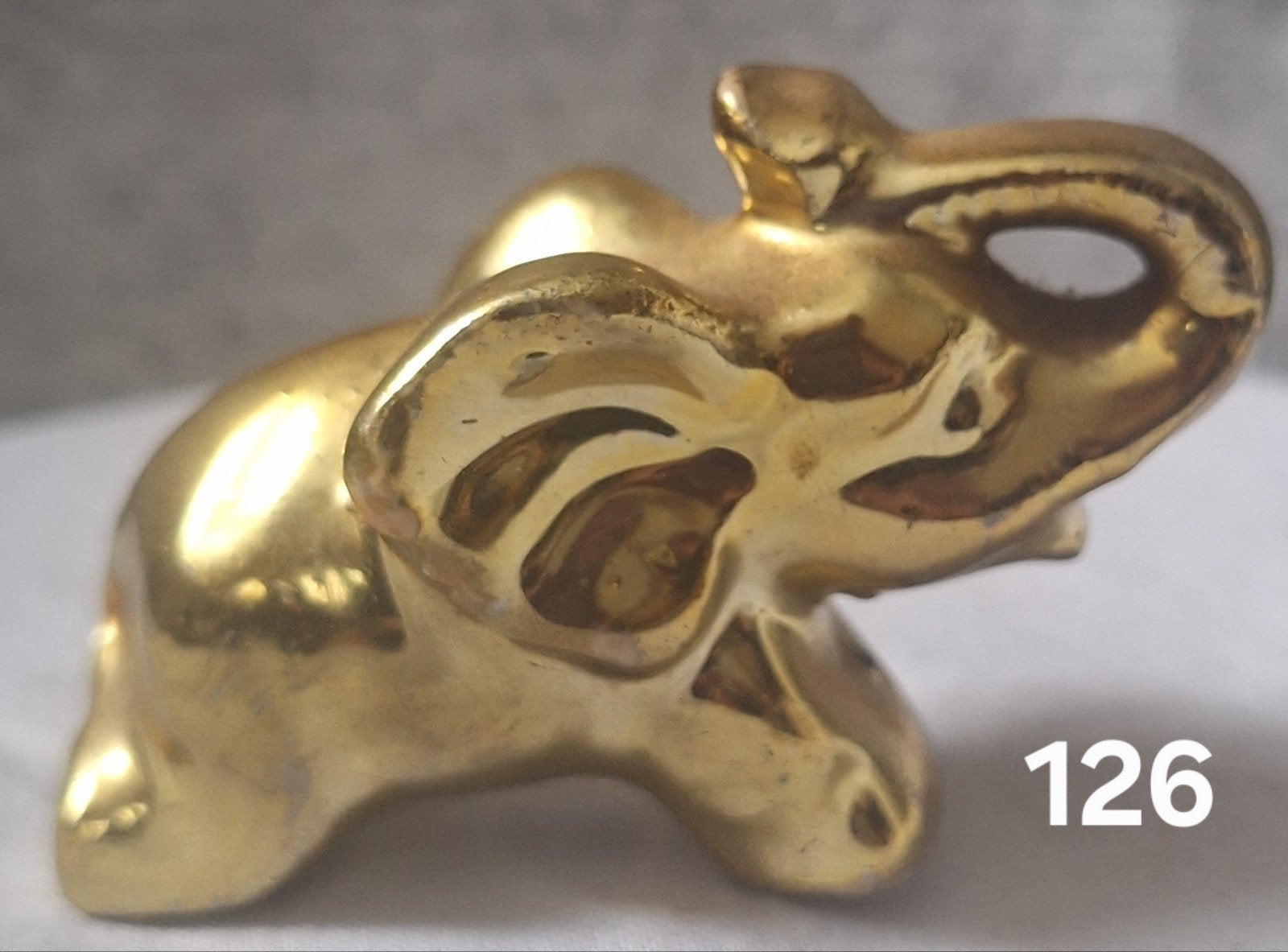 Gouden olifant beeldje, Ophalen of Verzenden