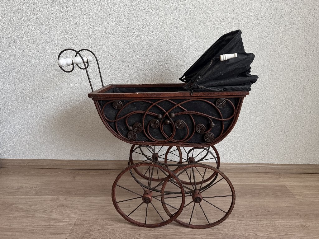 Antieke Poppenwagen - Decoratief, Antiek en Kunst, Antiek | Speelgoed, Ophalen