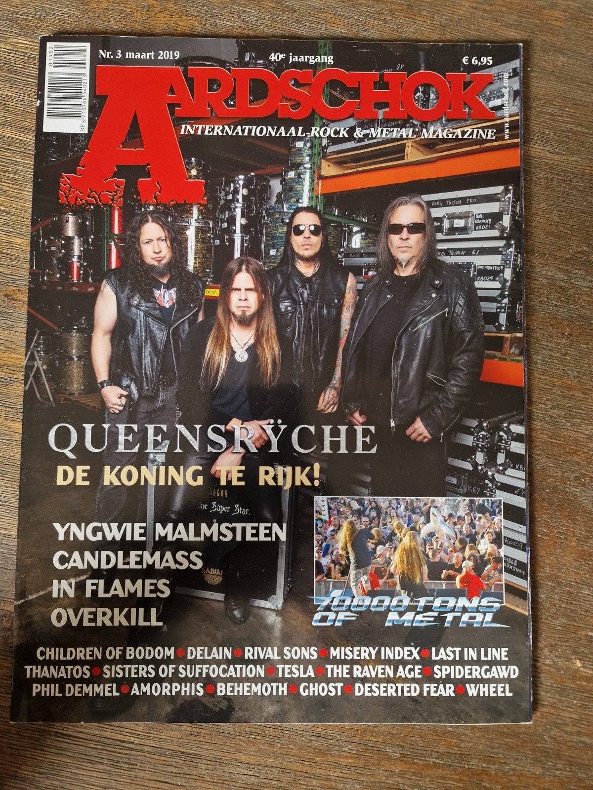Queensryche Candlemass In Flames Overkill Ch of Bodom Ghost, Boeken, Ophalen of Verzenden, Zo goed als nieuw, Muziek, Film of Tv