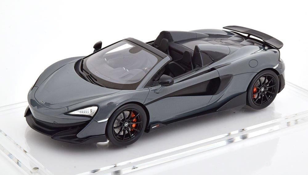 McLaren 600LT Spider 2019 grijs 1:18 (nieuw), Verzenden, Nieuw, Auto, Overige merken