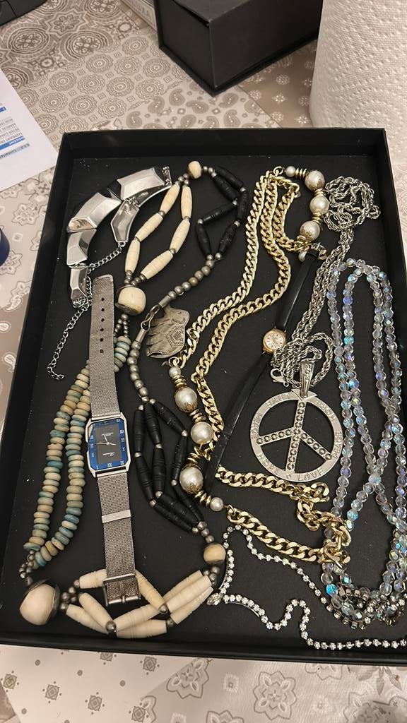 Sieraden, Ophalen of Verzenden, Zo goed als nieuw, Overige materialen