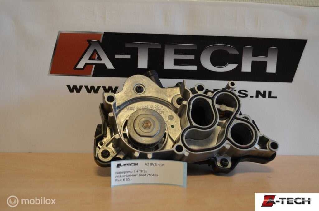 Waterpomp Audi A3 Sportback 8V 1.4 e-tron 04e121042a, Audi, Gebruikt, Audi, Ophalen of Verzenden