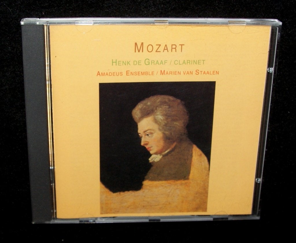 Mozart - Henk de Graaf, Clarinet - Amadeus Ensemble - Marien, Cd's en Dvd's, Verzenden, Classicisme, Zo goed als nieuw, Overige typen
