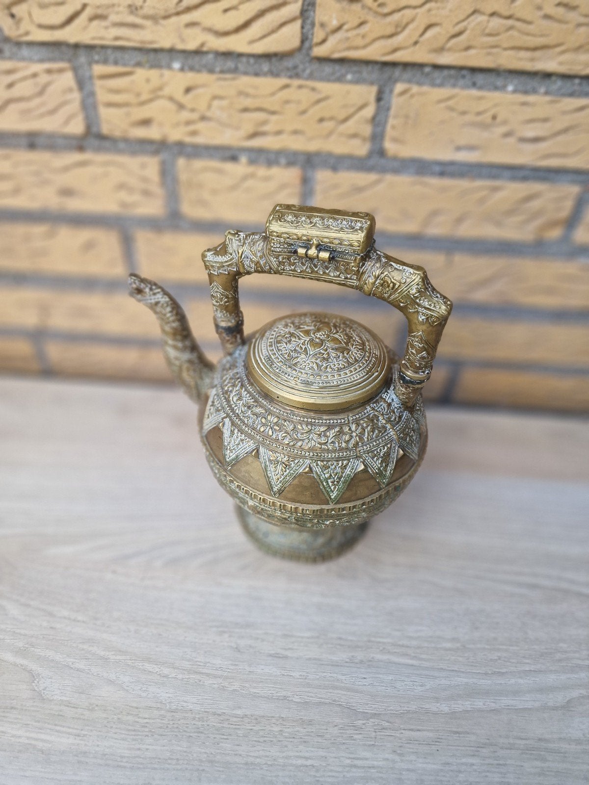 kendi antieke waterketel, Antiek en Kunst, Antiek | Koper en Brons, Ophalen of Verzenden