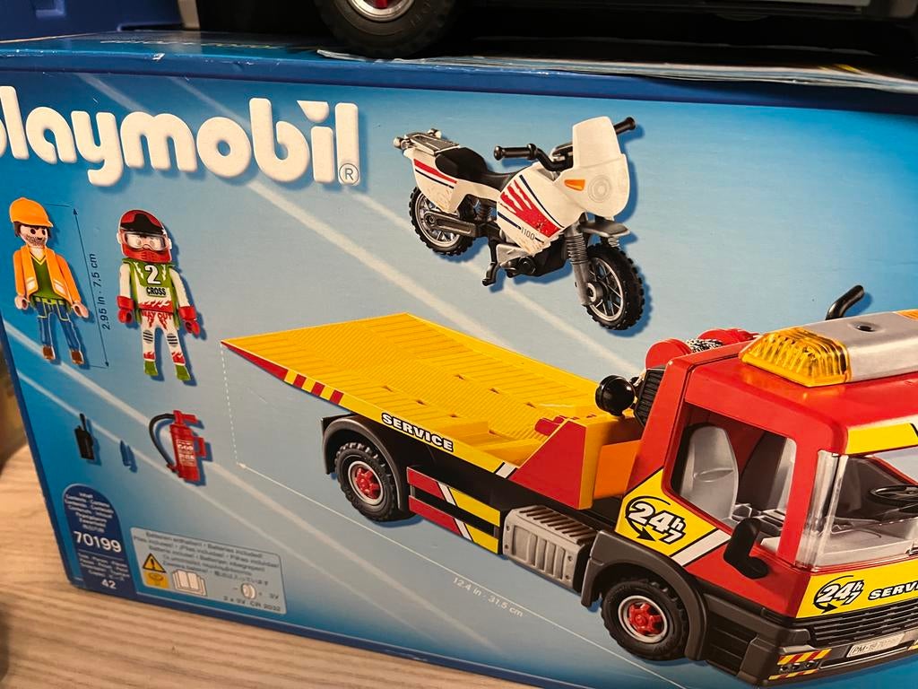 Playmobil 70199 Takelwagen met Motor, Ophalen, Gebruikt