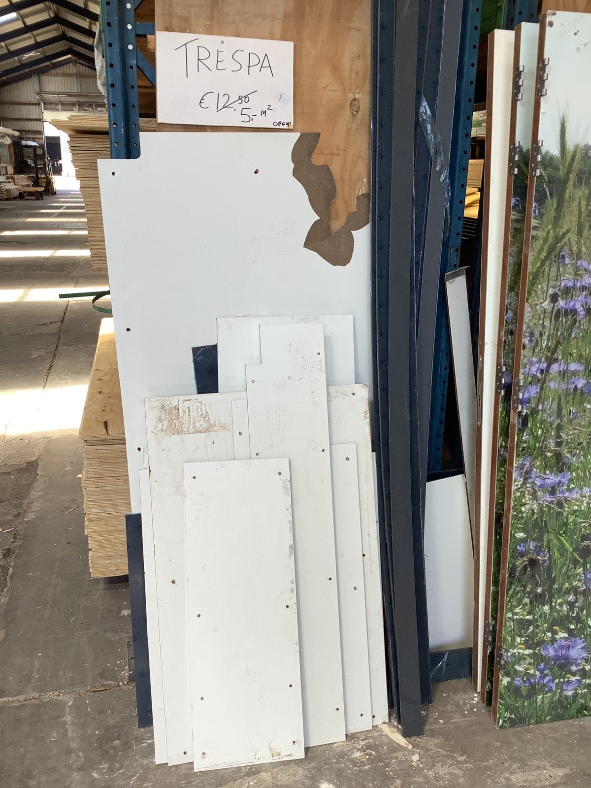 Trespaplaat (Reststukken), Doe-het-zelf en Verbouw, Platen en Panelen, Ophalen, Gebruikt, ., .