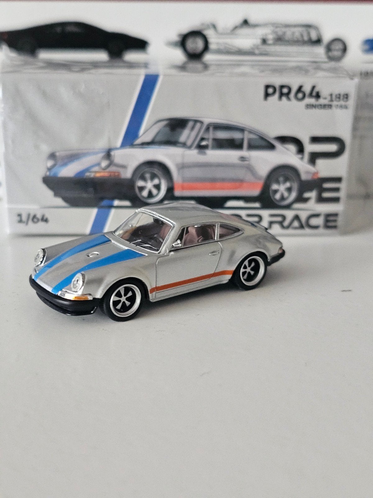 Pop Race Porsche 911 Singer, Ophalen of Verzenden, Auto