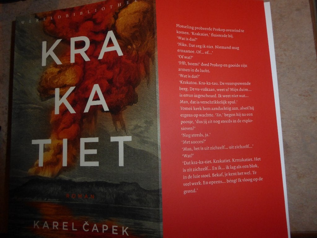 Karel Capek - Krakatiet, Europa overig, Ophalen of Verzenden, Zo goed als nieuw, Karel Capek
