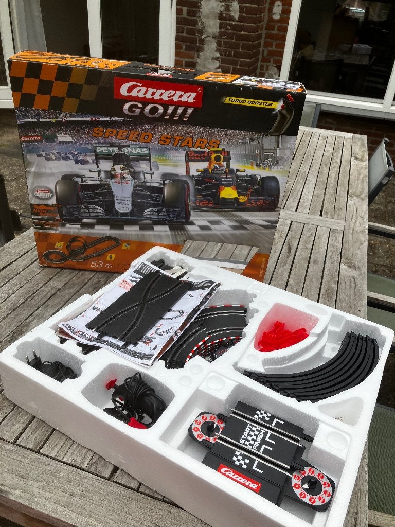 Carrera Go sets te koop: Speed Stars en Formula Speed, Ophalen, Racebaan, Carrera, Zo goed als nieuw