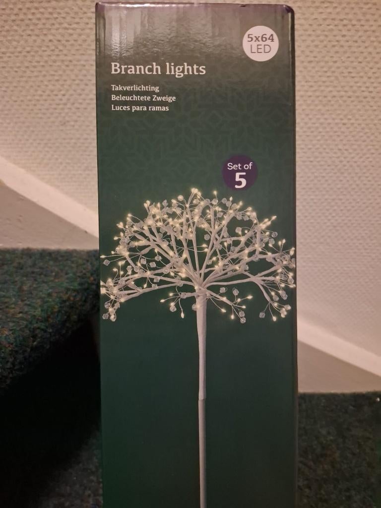 tuinsteker kerst tak Licht geef je jouw tuin sfeer. NIEUW, Diversen, Kerst, Ophalen of Verzenden, Nieuw