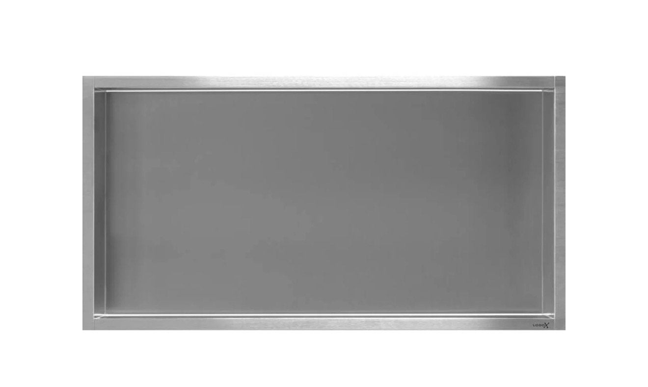 Looox nis rvs of wit 30x60 7 cm diep nieuw!!, Ophalen of Verzenden, Nieuw, Rvs, Douche