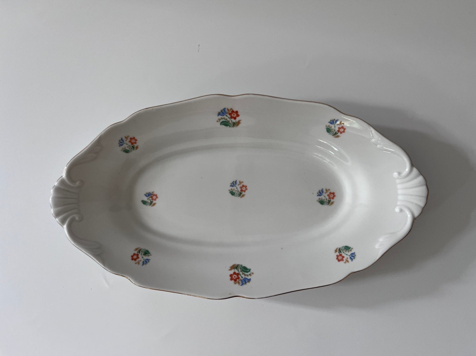 Vintage EPIAG Czechoslovakia serveerschaal, jaren 40/50, Antiek en Kunst, Verzenden