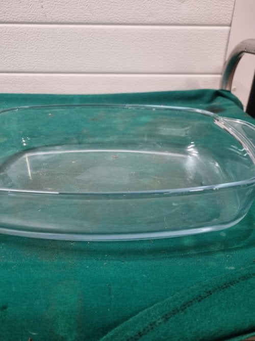 ovenschaal glas middel, Ophalen of Verzenden, 'T Olde Gre-j, Info@toldegrej.nl, Endepoelstraat 20f Didam