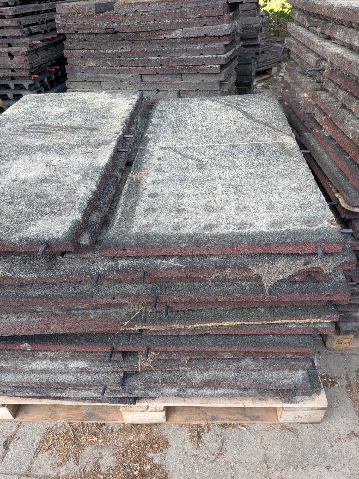 Rubberen tegels 100x50 cm - Gebruikt, ., ., ., Weidegang