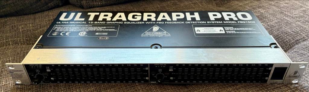 Behringer FBQ1502 Ultragraph Pro Equalizer, Ophalen of Verzenden, Zo goed als nieuw, Equalizer