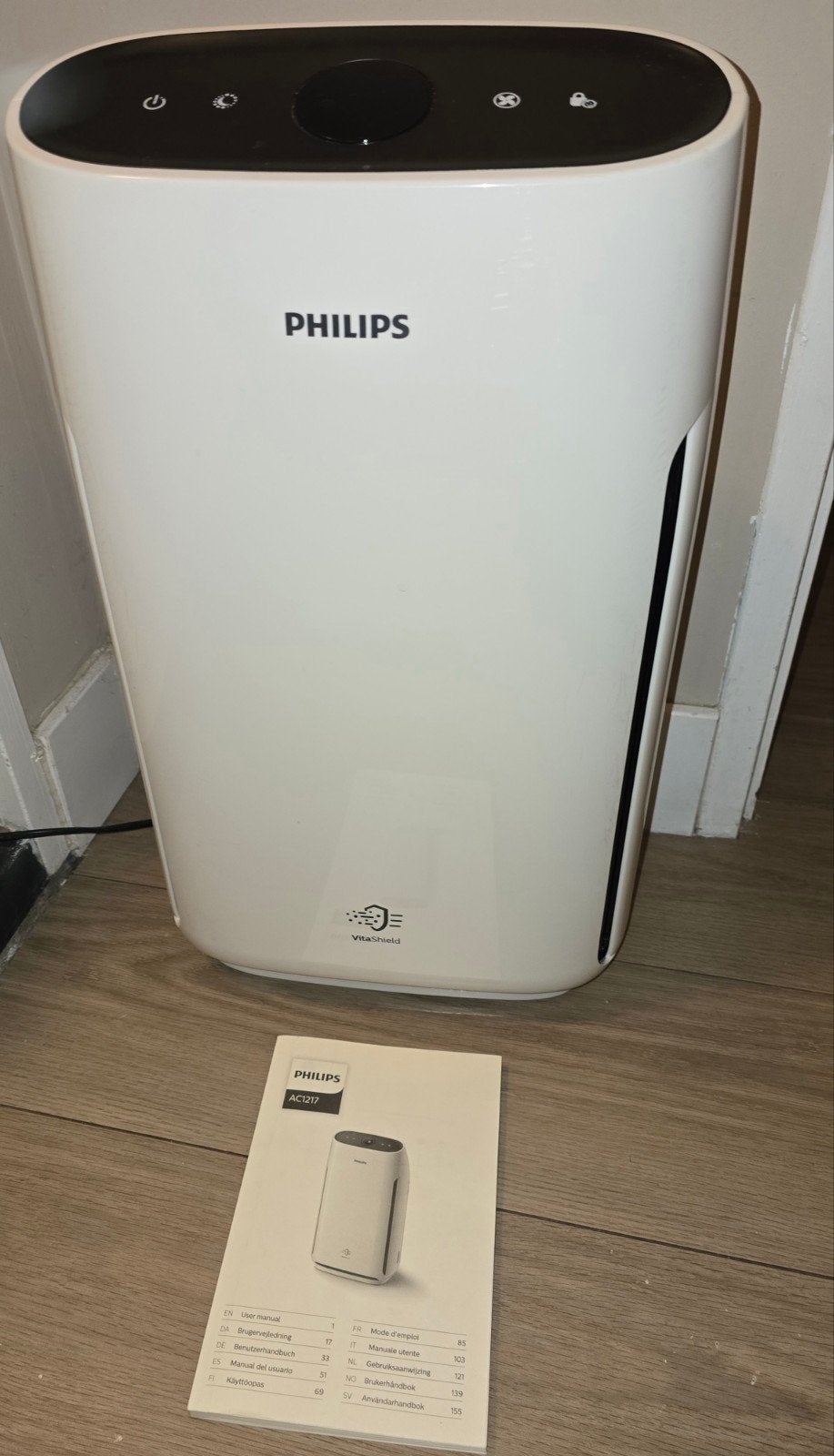 Philips Luchtreiniger AC1217 - Tot 62m2, Ophalen