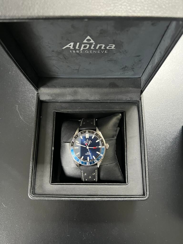 Heren horloge Alpina, Ophalen, Zo goed als nieuw, Overige merken