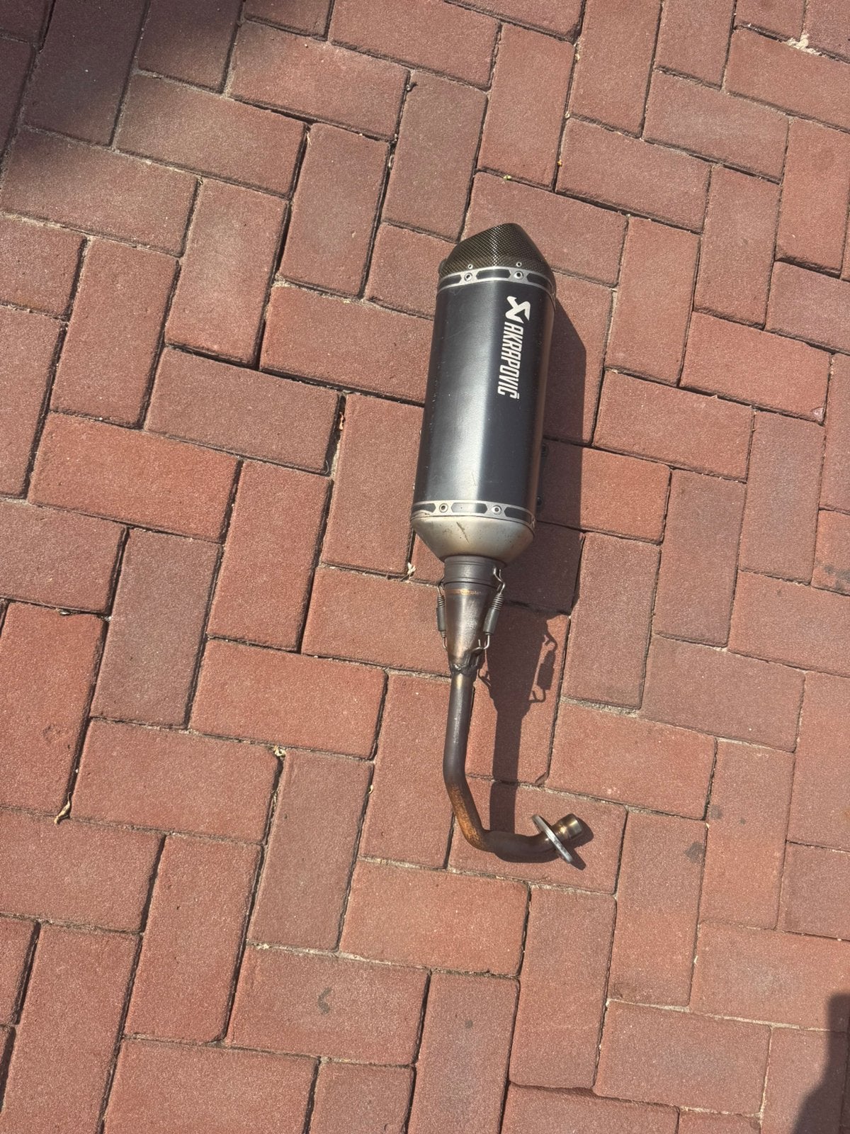 Akrapovic 4t 2v uitlaat Vespa sprint, Fietsen en Brommers, Brommeronderdelen | Scooters, Zo goed als nieuw, Vespa, Uitlaat, Ophalen of Verzenden