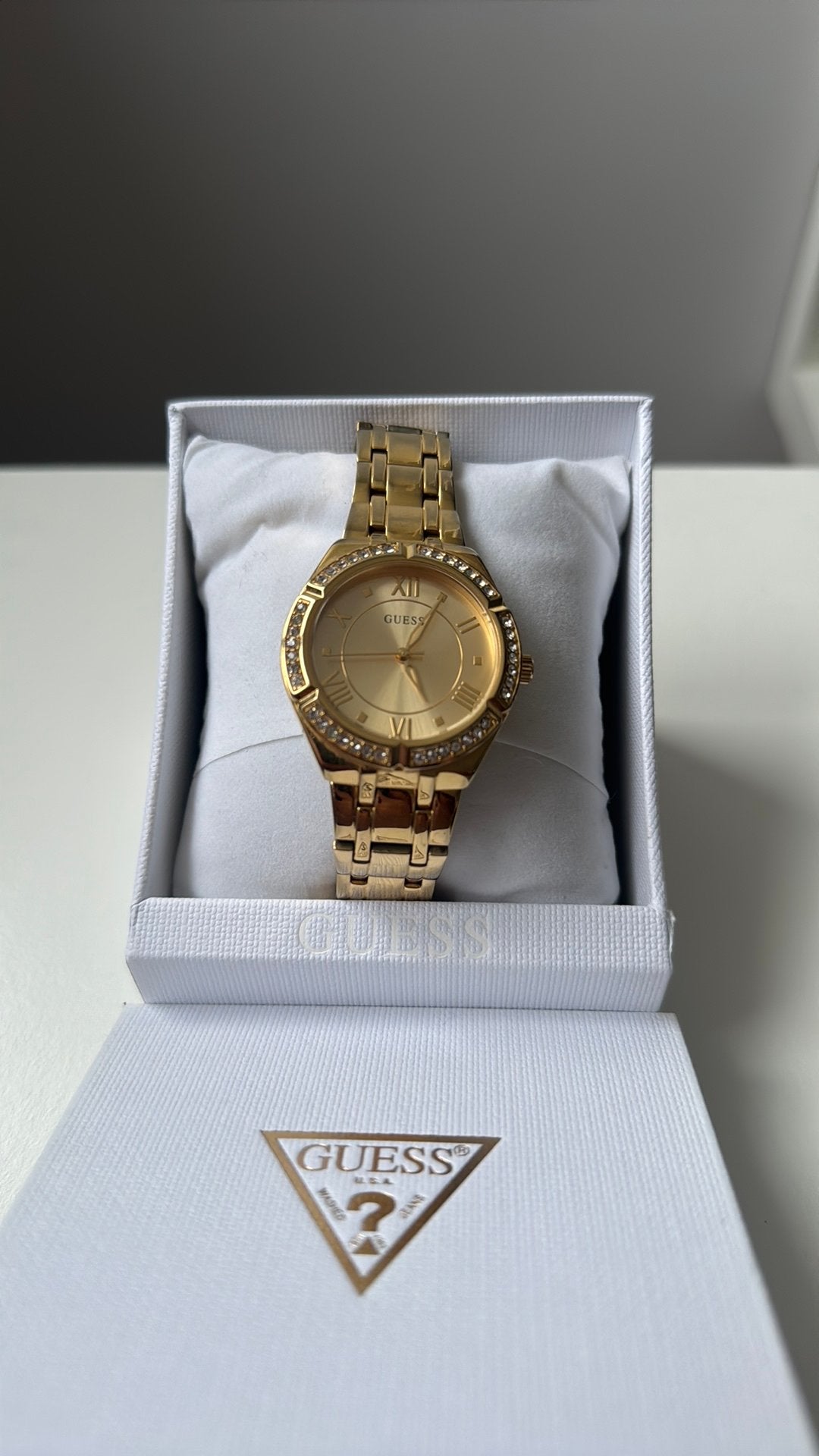 Guess horloge, Ophalen of Verzenden, Zo goed als nieuw, Staal, Guess