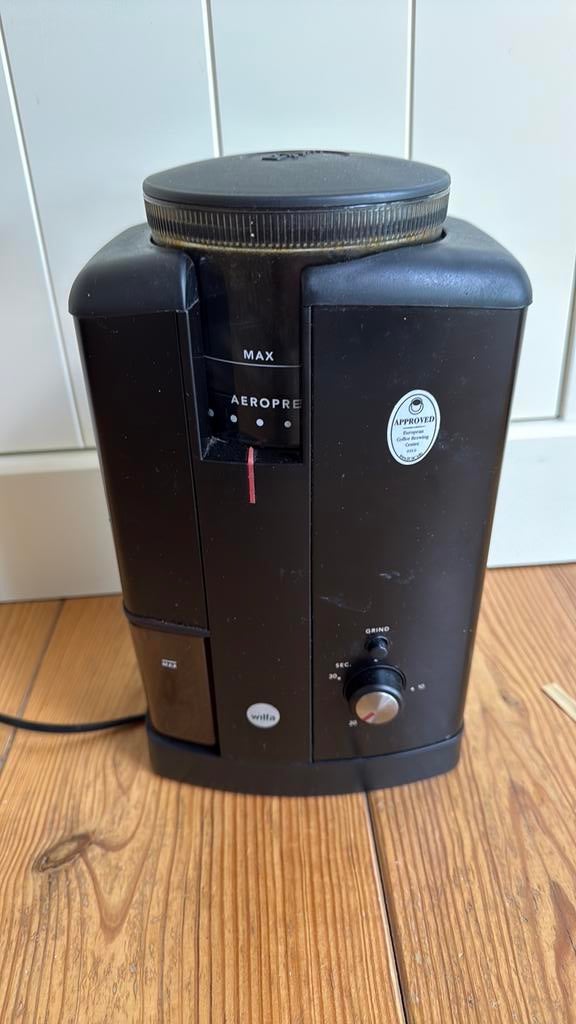 Wilfa 130B Svart Koffiebonen maler, Witgoed en Apparatuur, Koffiemachine-accessoires, Ophalen of Verzenden, Zo goed als nieuw