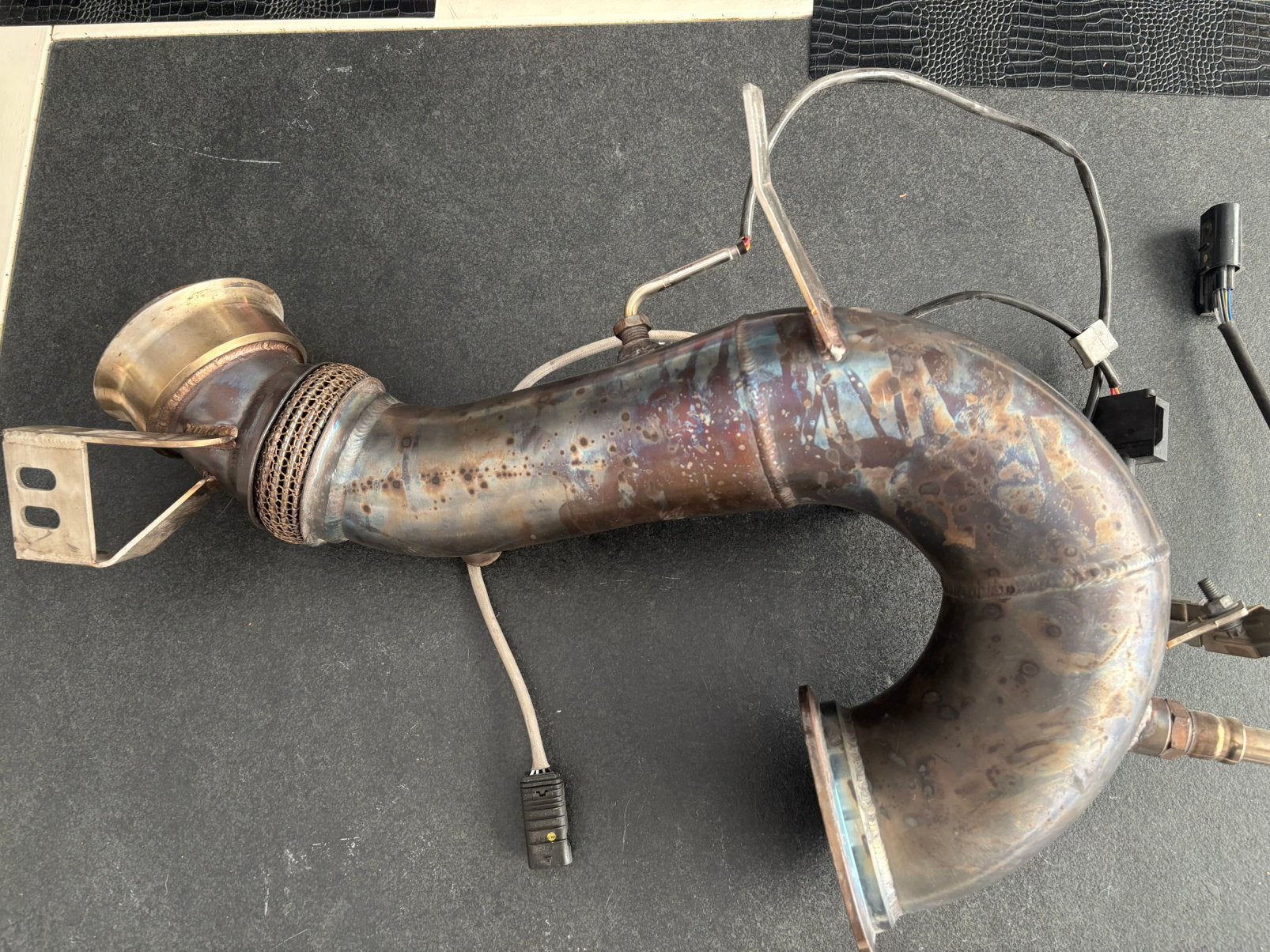 mercedes m256 3.0T catles downpipe met alle sensoren, Ophalen of Verzenden, Gebruikt, Mercedes-Benz