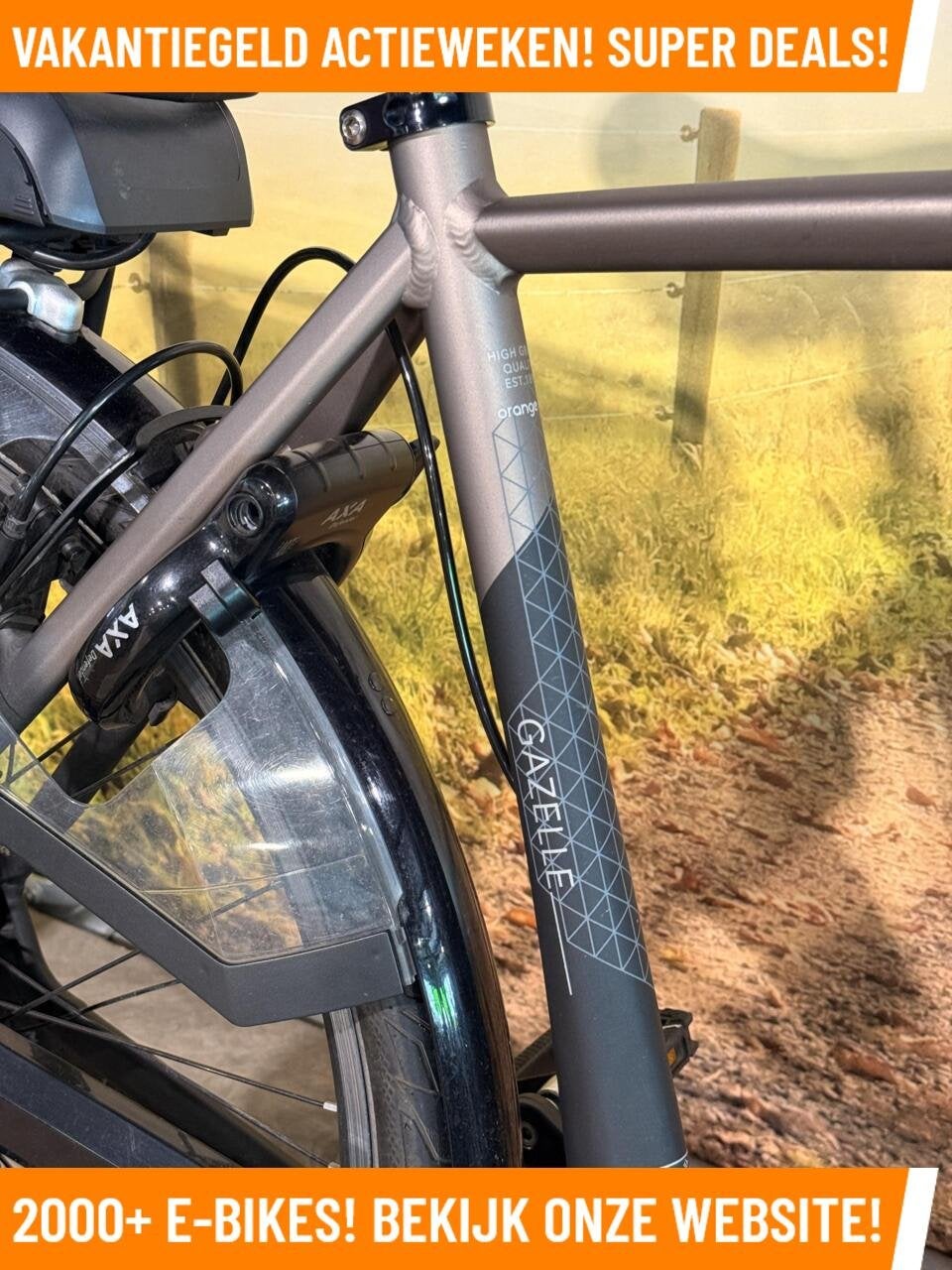 Gazelle Orange C7 elektrische fiets met Bosch middenmotor!, Gazelle