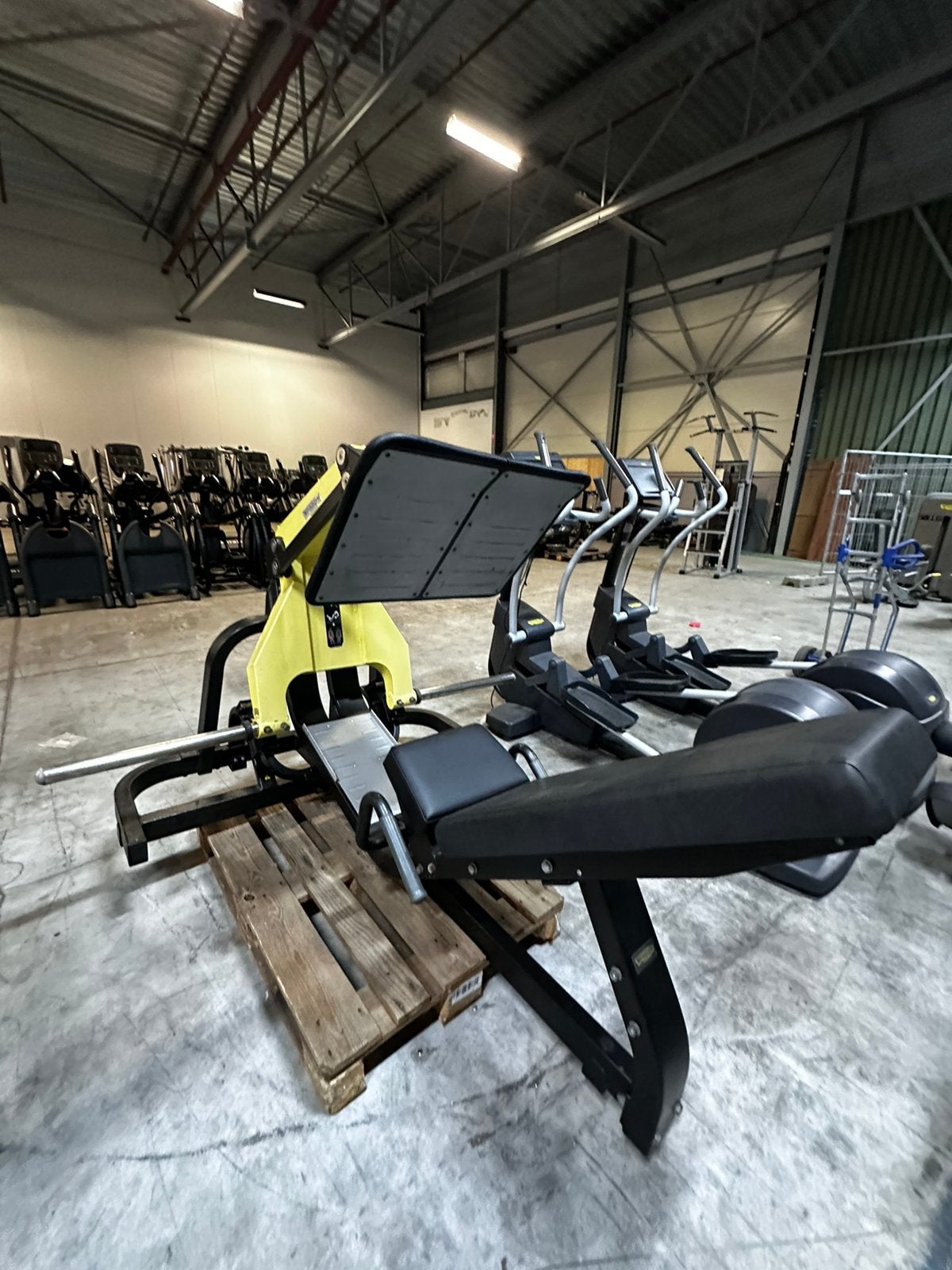 Technogym Pure Strength Plate 45% Legpress, Ophalen, Gebruikt, Benen, Overige typen