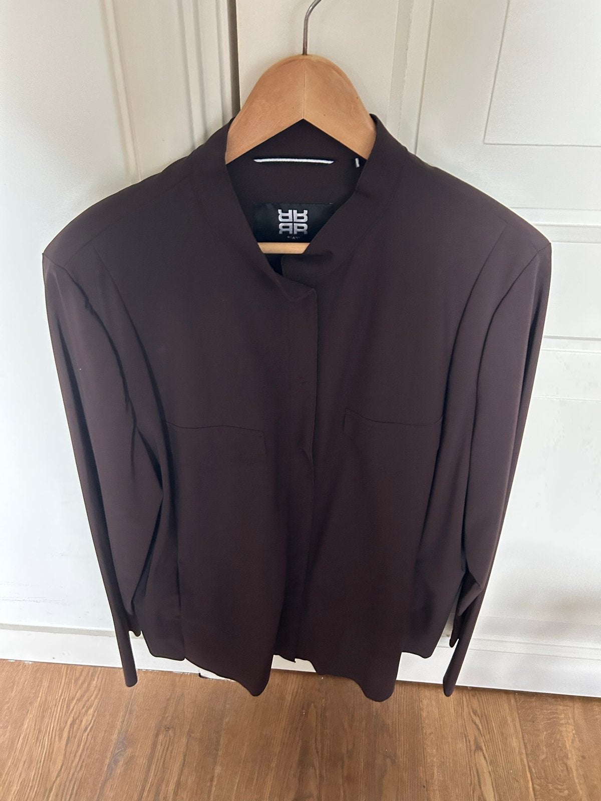 Riani Blouse Donkerbruin Maat 44, Ophalen of Verzenden, Gedragen, Maat 42/44 (L), Bruin