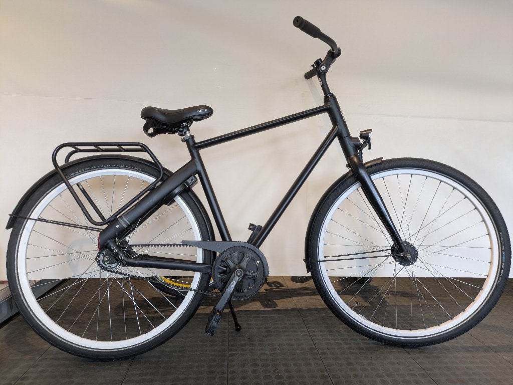 28 inch Cortina Blau met 2 versn. automaat, en Belt Drive., Fietsen en Brommers, Terugtraprem, Gebruikt, -, -