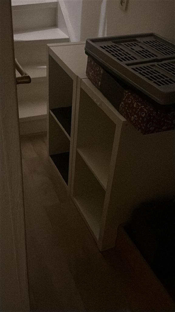 kallax kastjes 2 stuks, Ophalen, Gebruikt, 50 tot 70 cm, 90 tot 105 cm