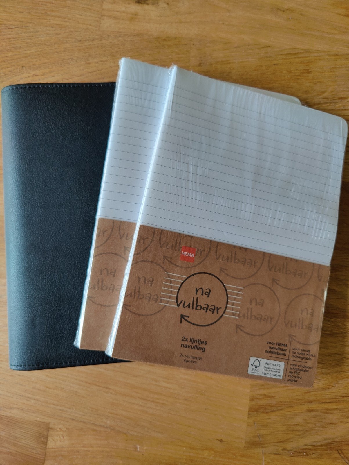 HEMA Navuulbaar notitieboek A5  - gevuld met lijntjes, Ophalen of Verzenden, Nieuw