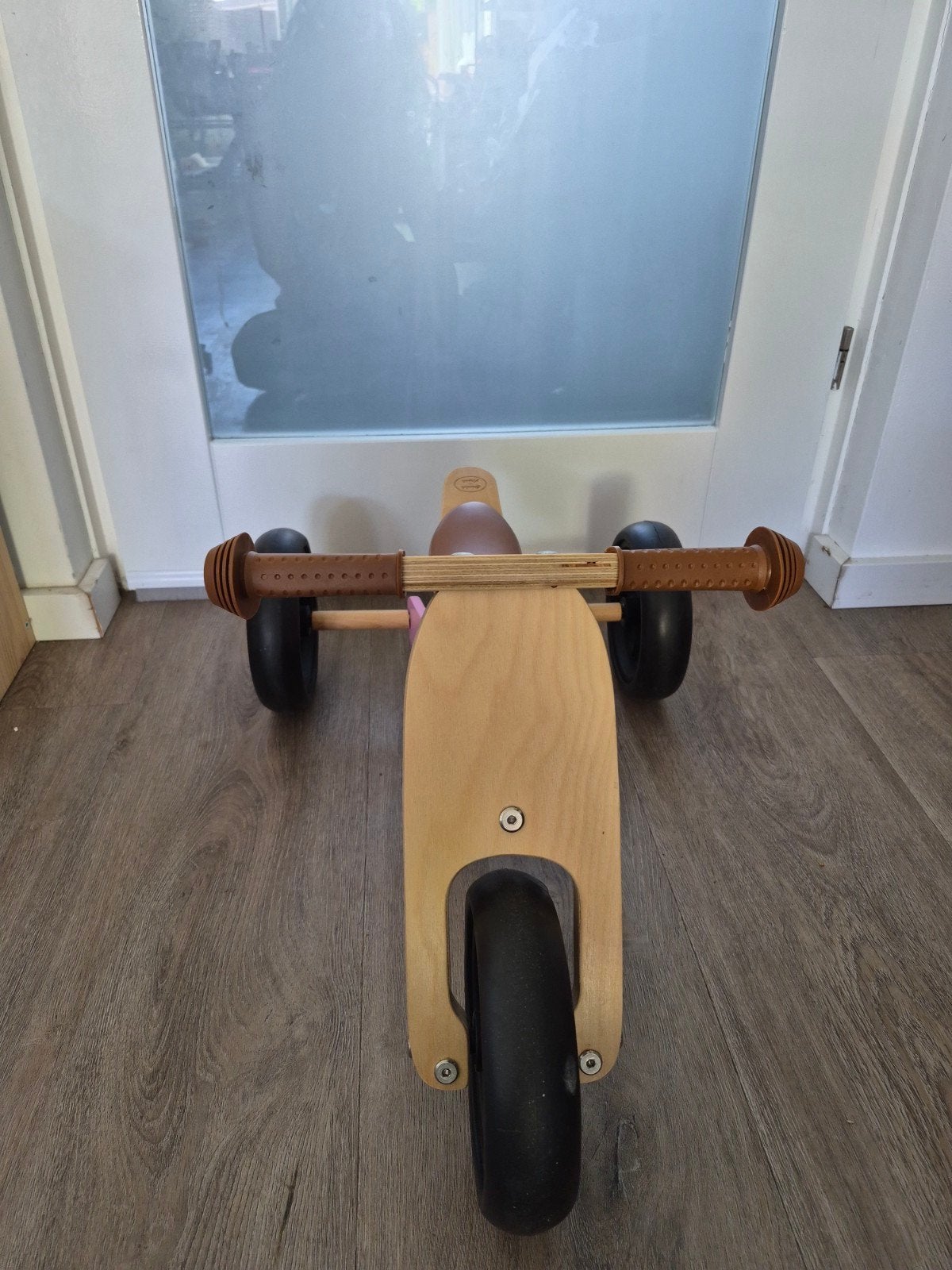 Bandits and Angels houten loopfiets roze, Kinderen en Baby's, Ophalen, Gebruikt, Loopfiets