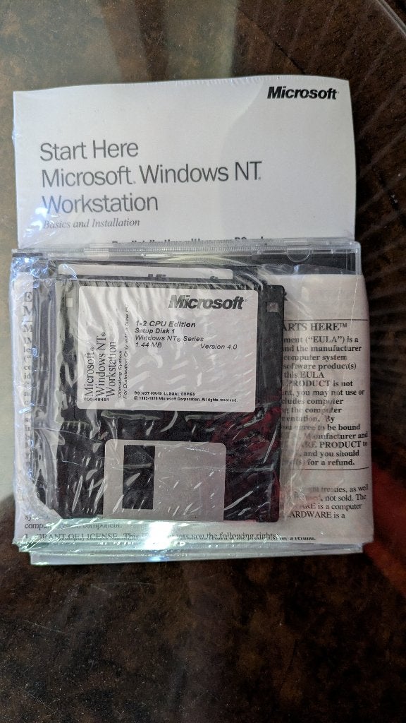Originele Windows NT Workstation 4.0 (CD-ROM + Key), Computers en Software, Besturingssoftware, Ophalen of Verzenden, Nieuw, Windows
