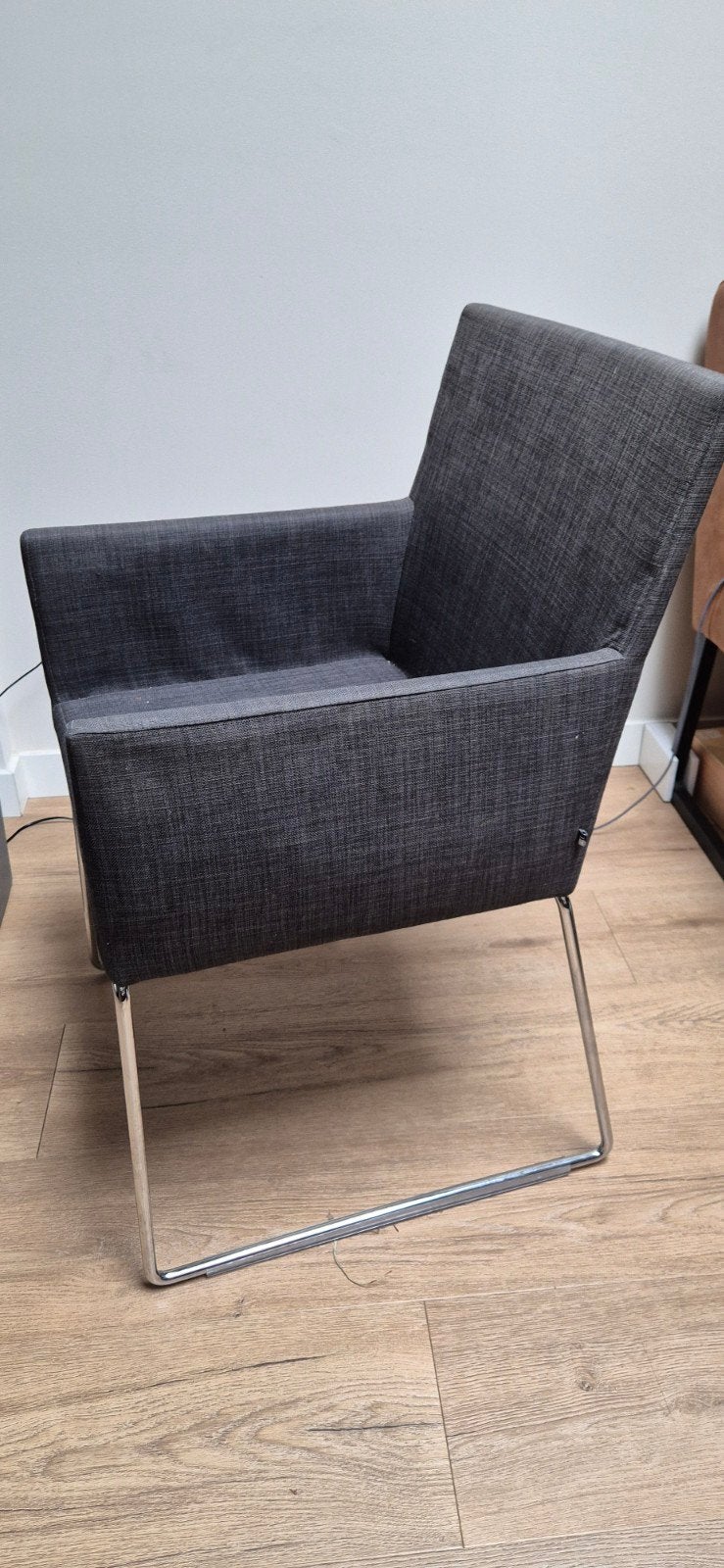 Eetkamerstoel van Loods 5 (3x grijs & 3x rood), Ophalen, Gebruikt, Overige kleuren, Vijf, Zes of meer stoelen