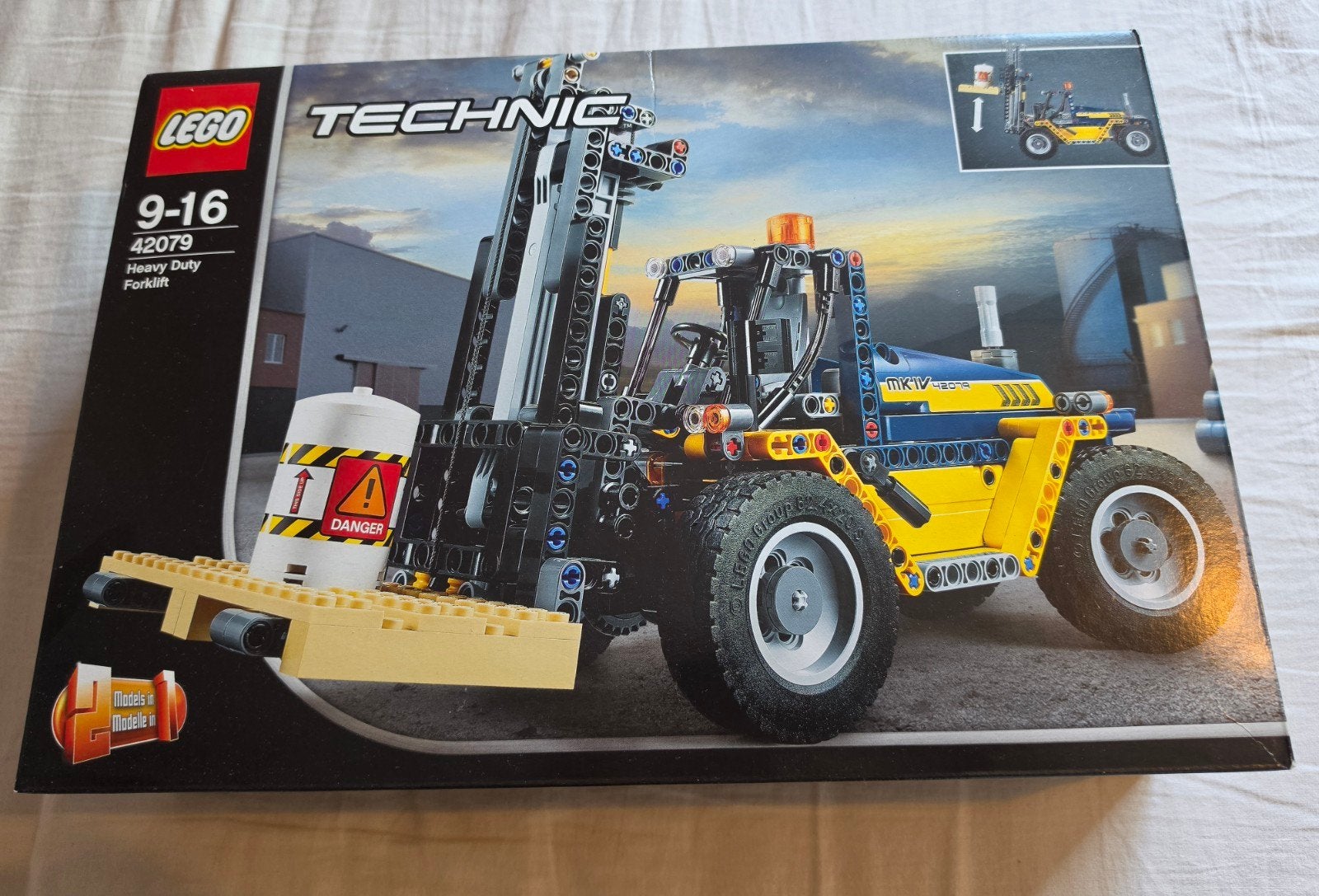 ​LEGO Technic 42079 - Heavy Duty Heftruck (Inclusief origine, Lego, Nieuw, Ophalen of Verzenden, Complete set