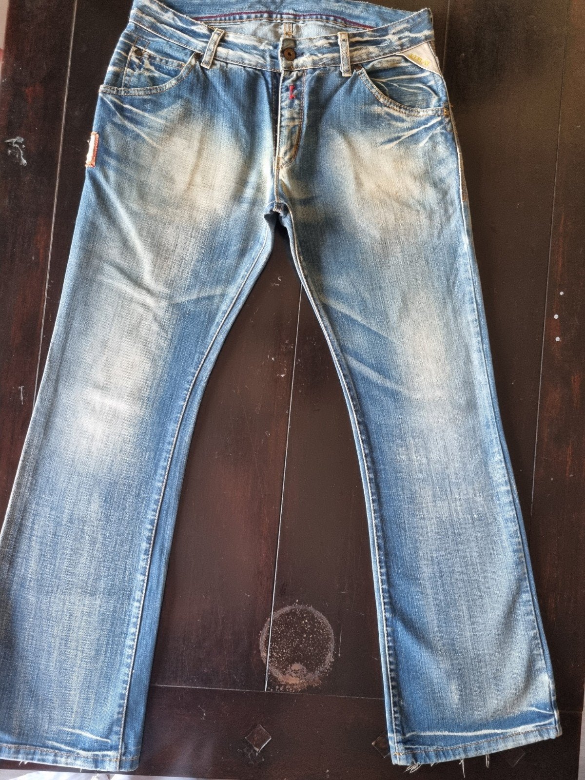 LICHTE CLASSIC REPLAY ANGELS MC BOOTCUT JEANS SIZE 30/32!!, Blauw, W32 (confectie 46) of kleiner, Ophalen of Verzenden, Zo goed als nieuw