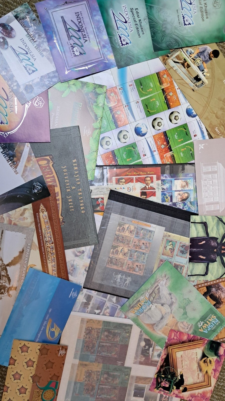 Indonesië Postfris - mapjes, Souvenir Sheets (1999-2006) 
​O, Ophalen of Verzenden, Postfris, Oost-Azië