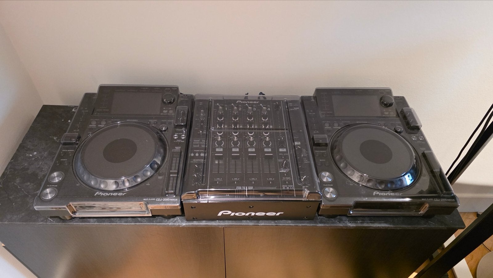 Pioneer DJ-set (2x CDJ 2000 Nexus, 1x DJM 850) + Behringer m, Muziek en Instrumenten, Ophalen, Gebruikt, Dj-set, Pioneer