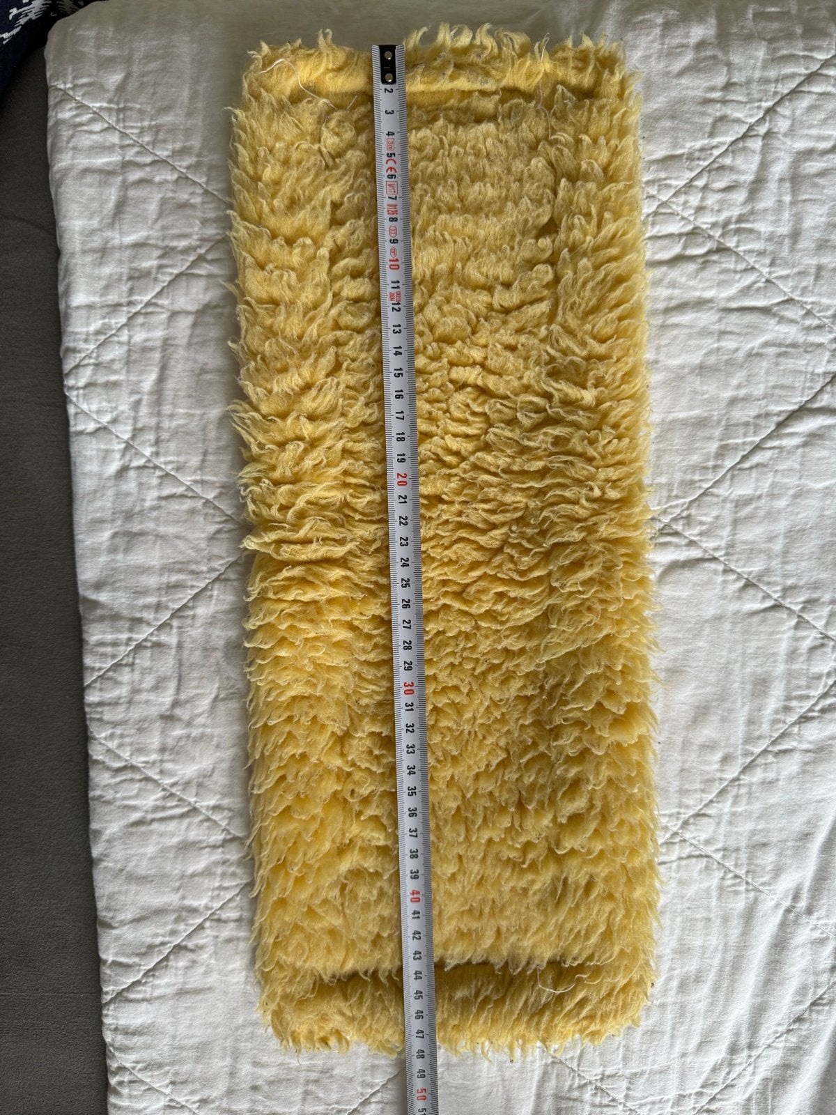Ha-Ra Vloerwisser Geel - inzet = 42 cm , paar x gebruikt, Ophalen of Verzenden, Gebruikt