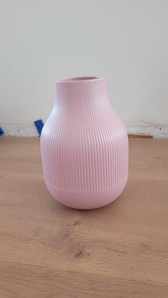 Roze vaas Ikea, Ophalen, 23 cm, Zo goed als nieuw, Roze