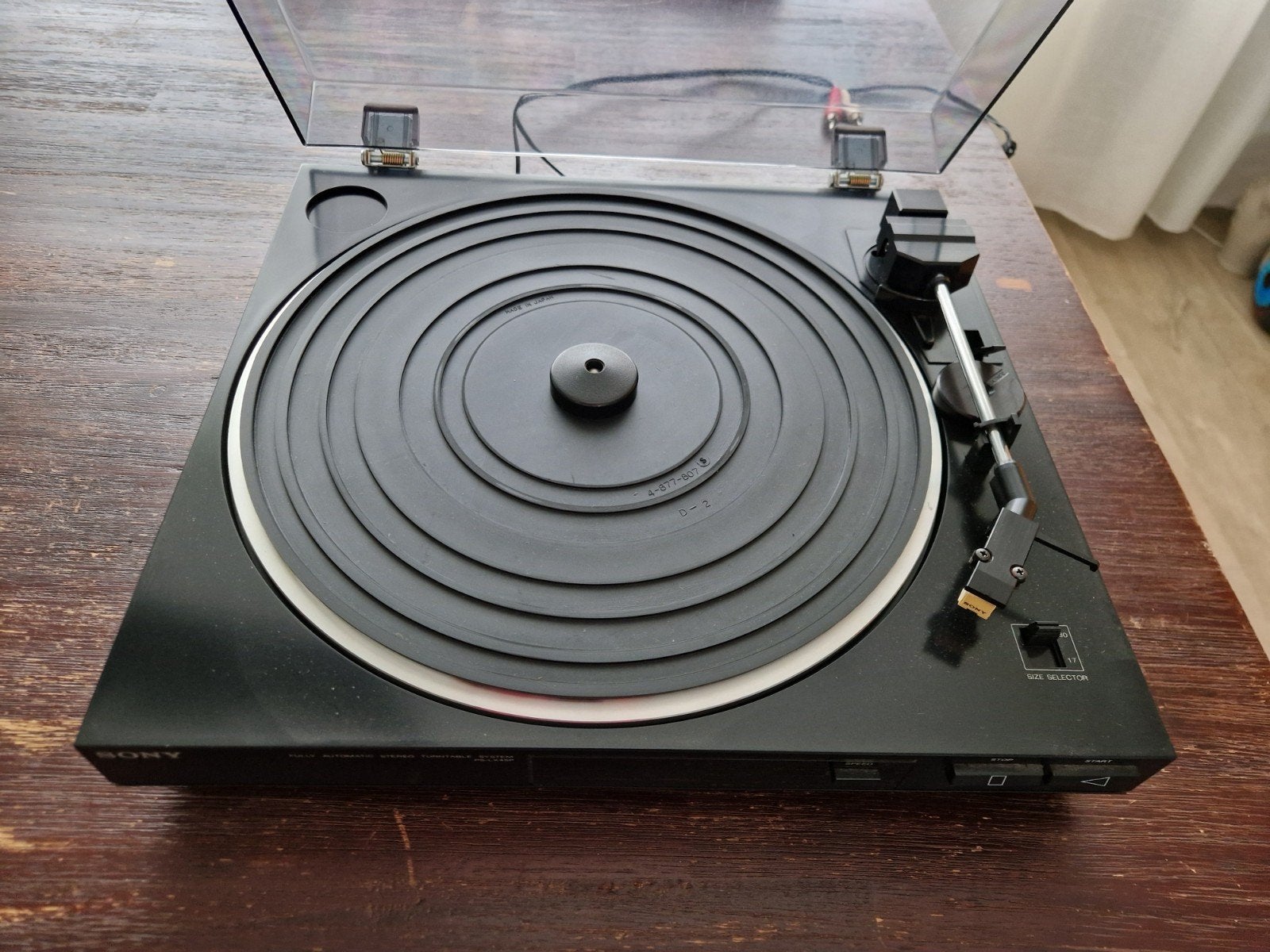 Sony platenspeler, Ophalen, Sony