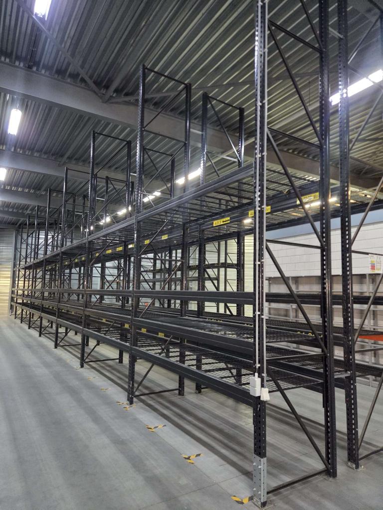 META Palletstelling magazijnstelling incl roosters  gebruikt, HMS Magazijninrichtingen BV, Gebruikt, Info@hmsmagazijninrichtingen.nl