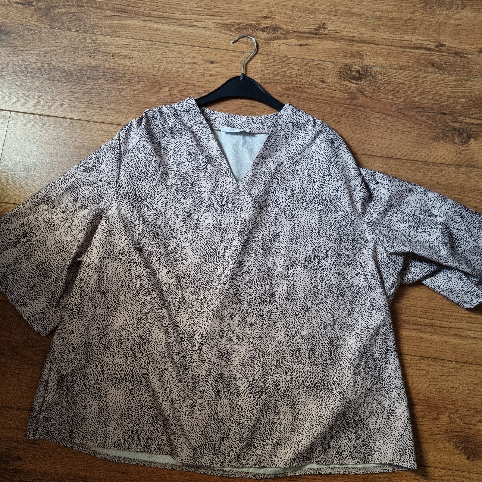 Blouse met print, maat XXL, Kleding | Dames, Grote Maten, Ophalen of Verzenden, Zo goed als nieuw, Meerkleurig, Blouse of Tuniek