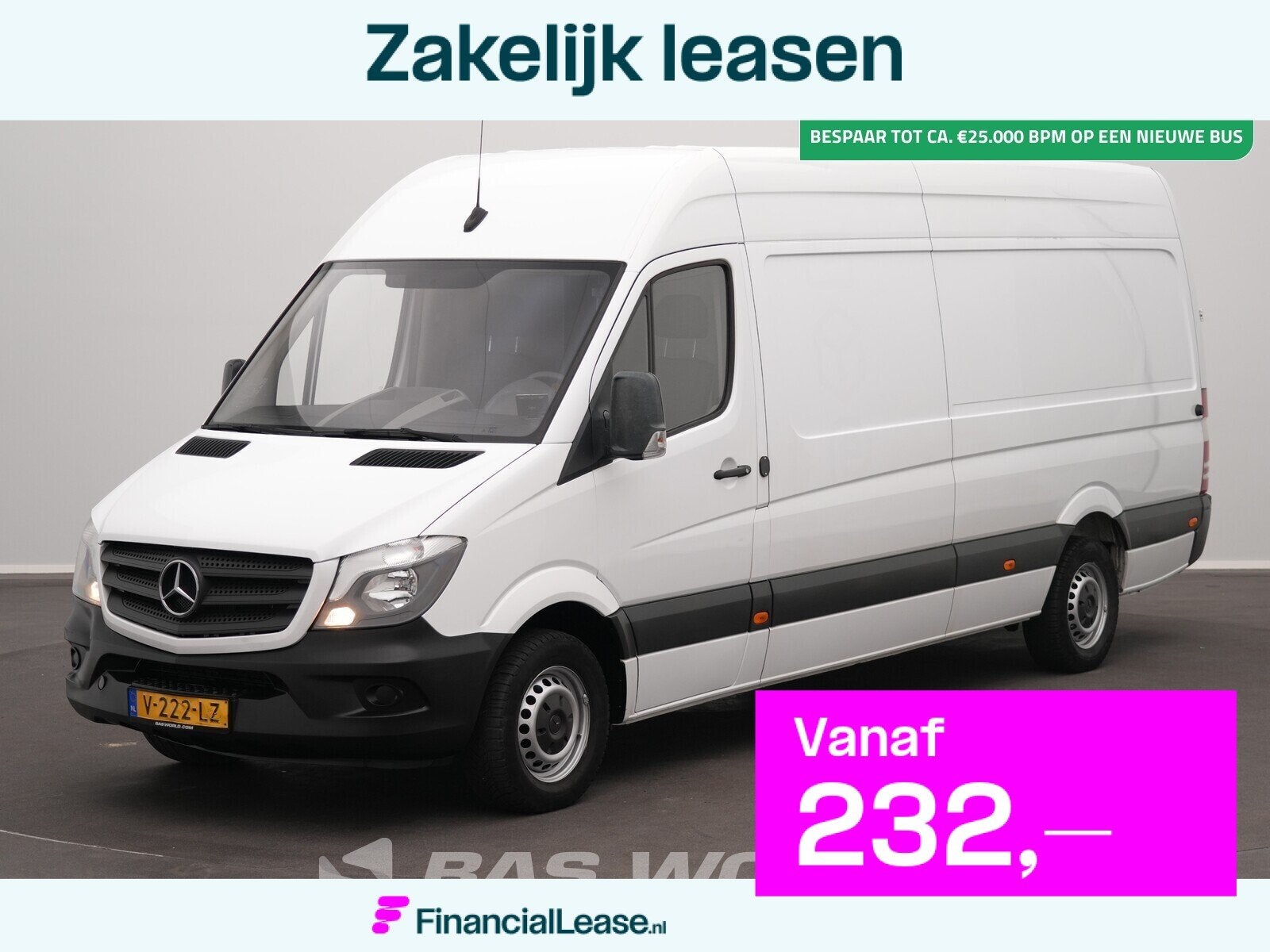 Mercedes Sprinter 311 CDI Automaat L3H2 Camera Euro6 L3 Pakk, Automaat, Stof, Euro 6, 4 cilinders