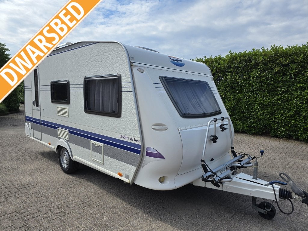 Hobby De Luxe 440 SF Isabella Voortent Fietsendrager, Hobby, Bedrijf, Treinzit, Tot en met 4