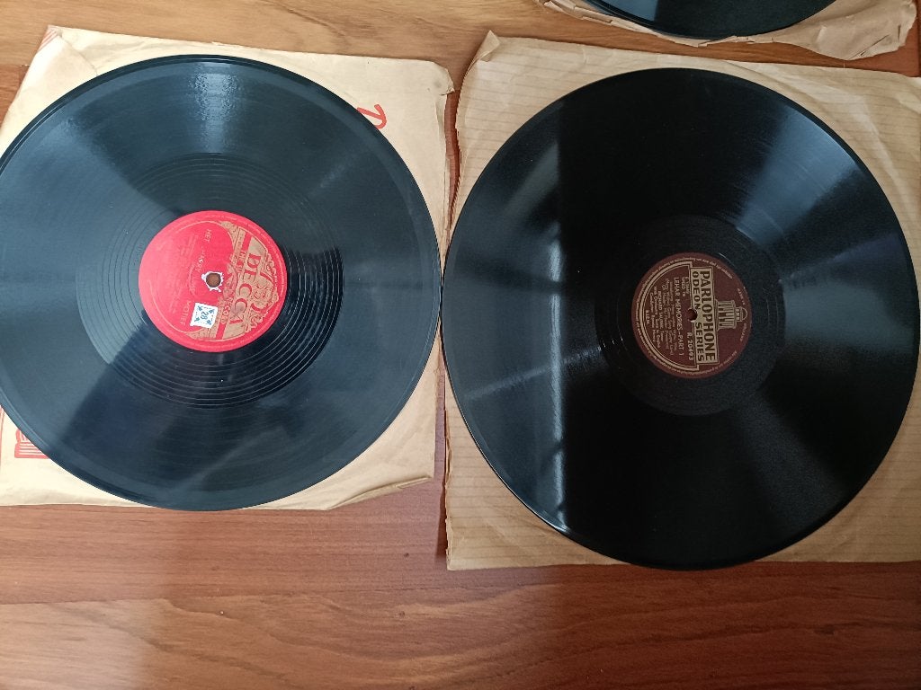 Schellak of bakelieten platen diverse, LP, Gebruikt, Overige formaten, Overige typen
