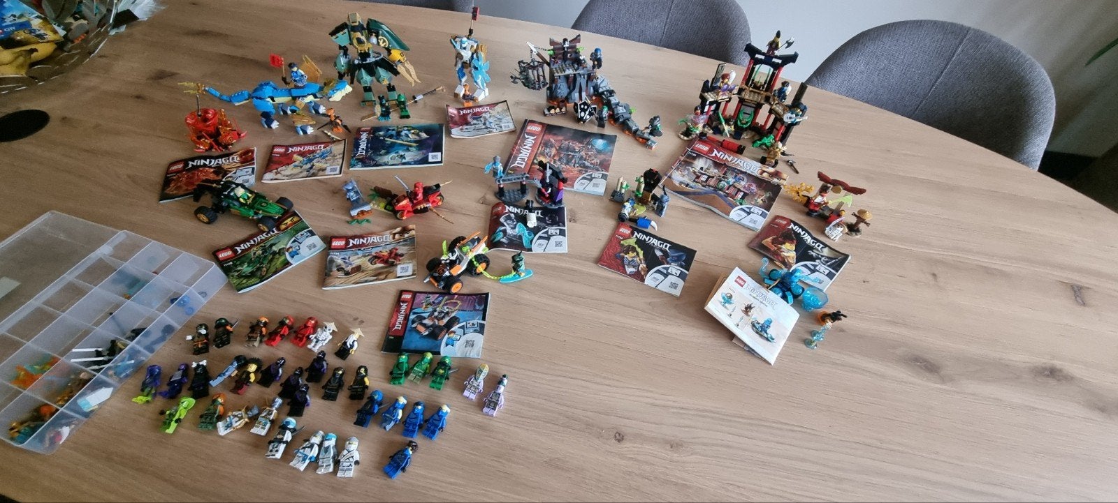 Grote partij LEGO Ninjago sets met extra's en boekjes, Inclusief accessoires, Gebruikt, Lego, Ophalen of Verzenden