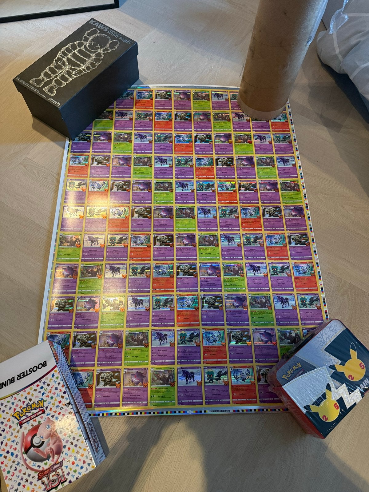 Pokemon Uncut Sheet, Ophalen of Verzenden, Nieuw, Overige typen, Foil
