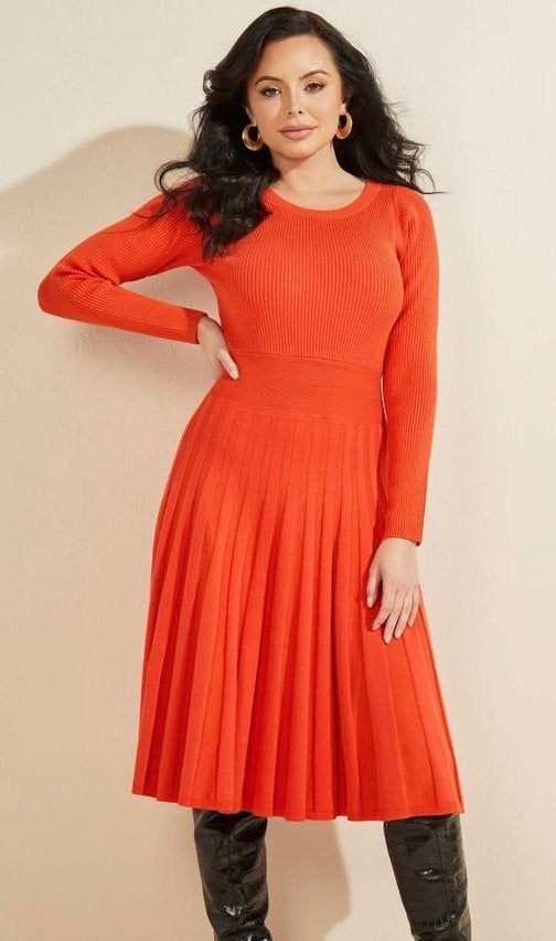 Marciano by GUESS jurk maat XS, NIEUW! CADEAUTIP!, Verzenden, Nieuw, Oranje, Maat 34 (XS) of kleiner