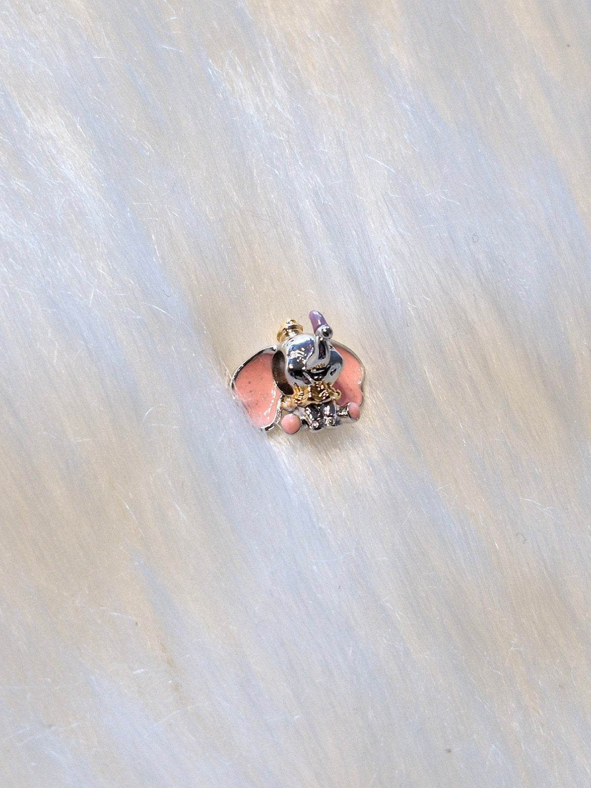 Disney Dumbo Pandora bedel 925 zilver, Pandora, Ophalen of Verzenden, Zo goed als nieuw, 1 bedel